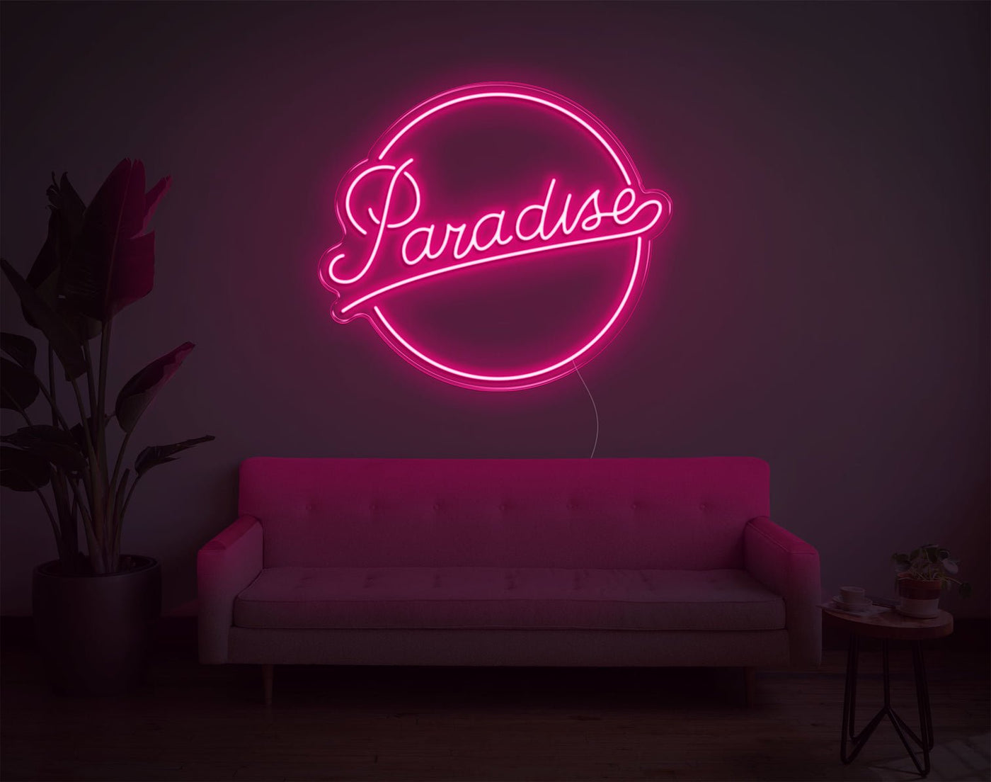 Paradise LED Neon Sign - 24inch x 28inchHot Pink