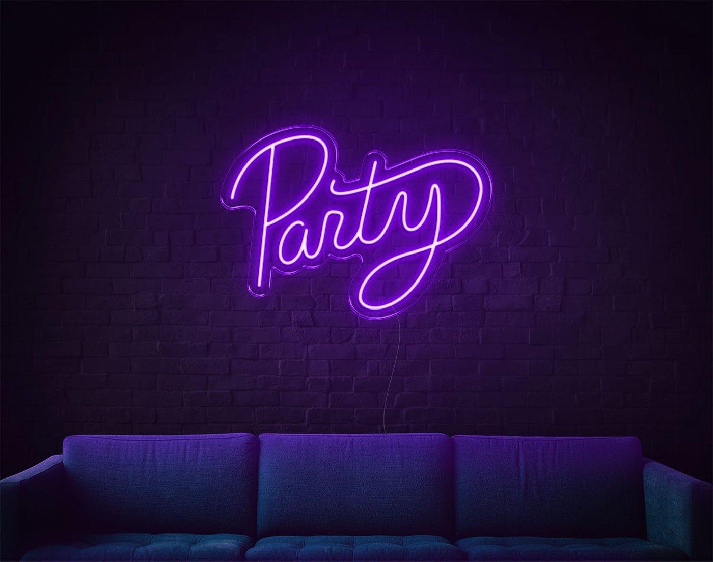 Party LED Neon Sign - 17inch x 24inchPurple