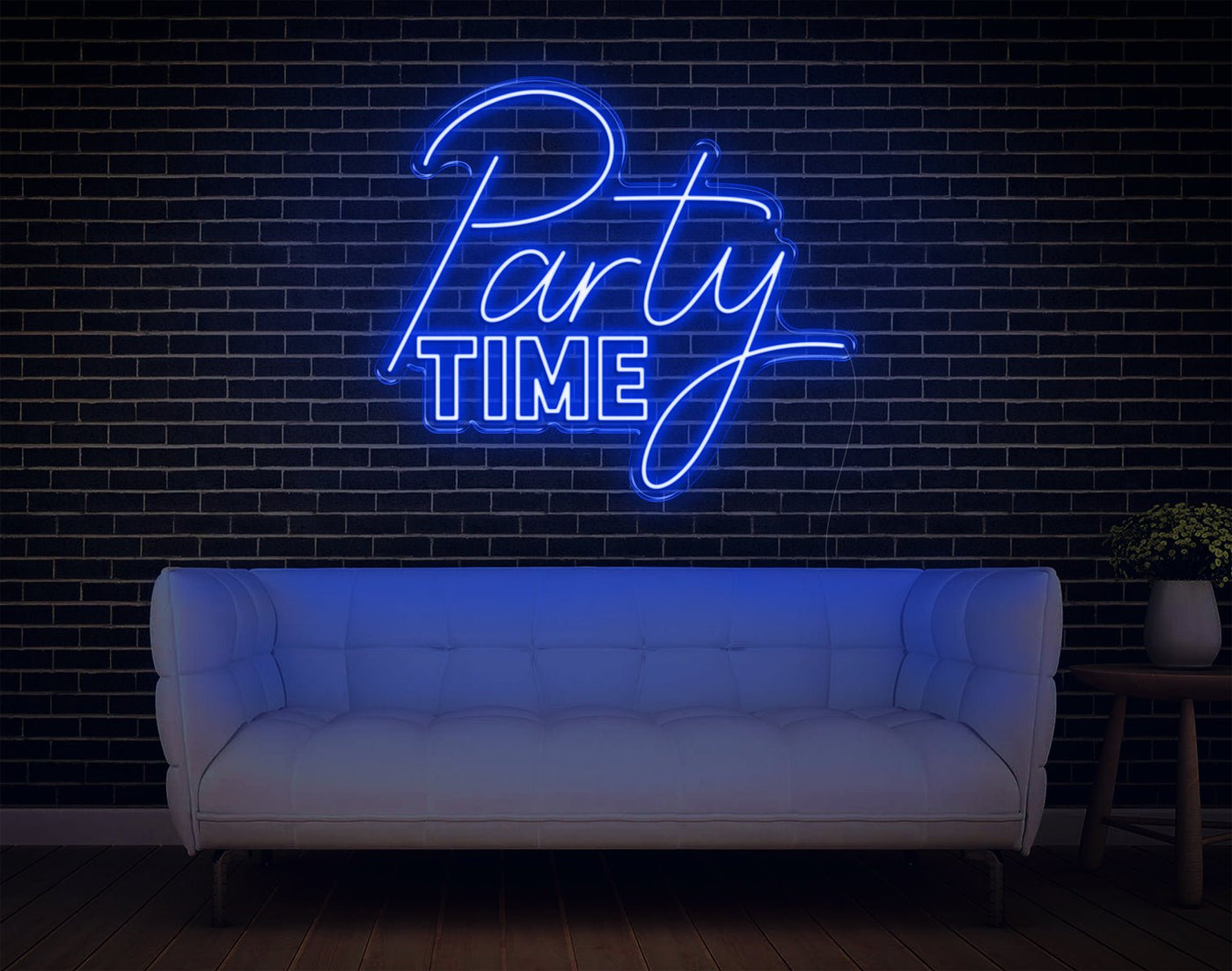 Party Time LED Neon Sign - 27inch x 31inchHot Pink