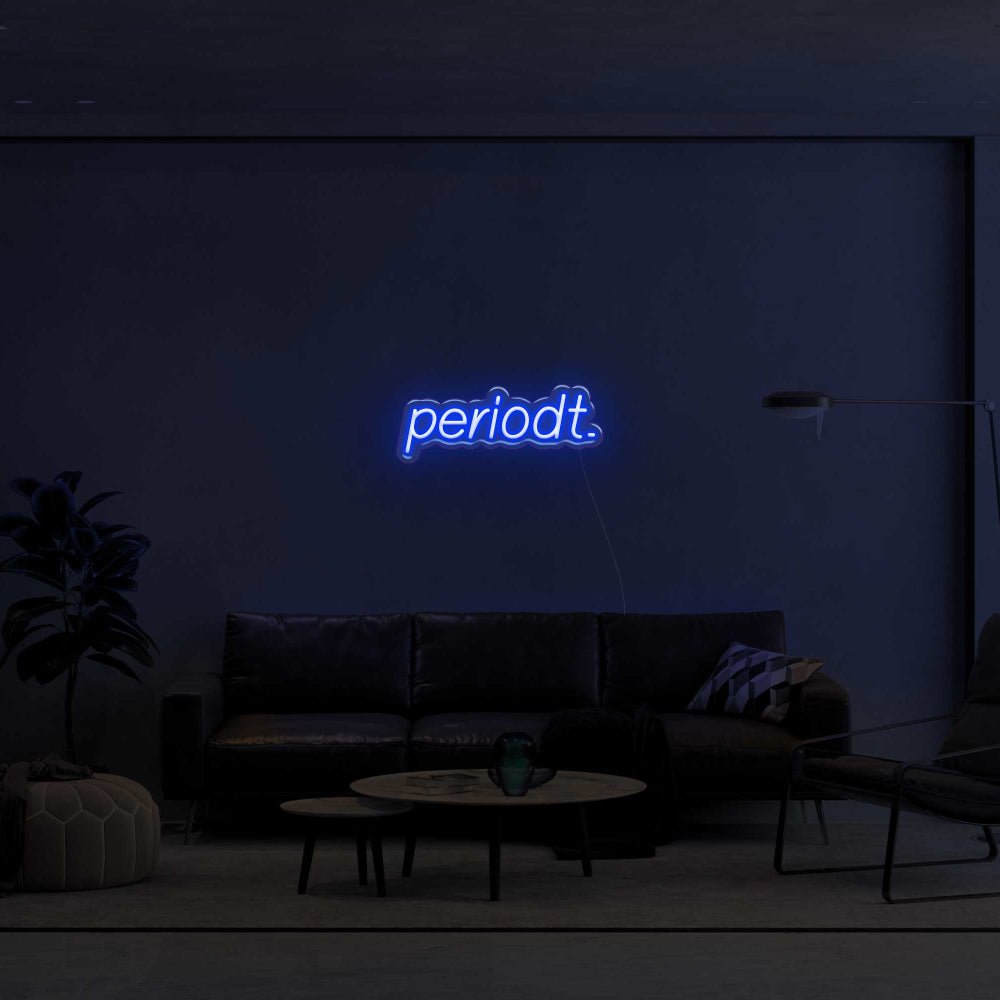 Periodt. LED Neon Sign - 16inch x 7inchBlue