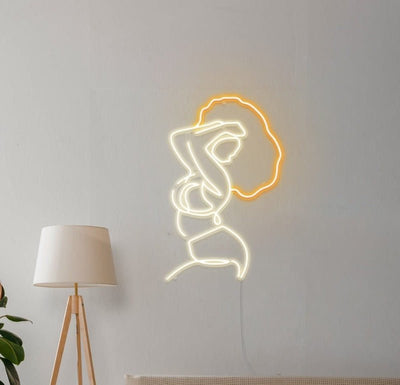 Pose Woman Neon Sign -