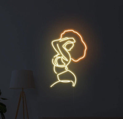 Pose Woman Neon Sign -