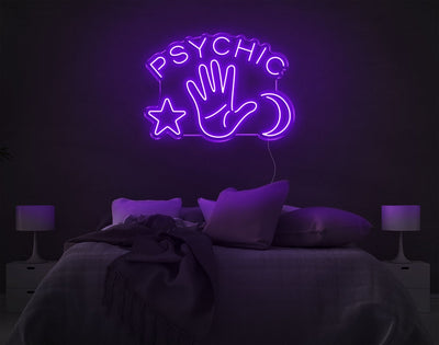 Psychic LED Neon Sign - 20inch x 28inchHot Pink