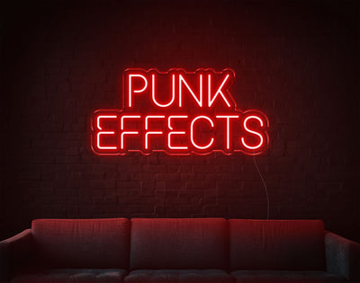 Punk Effects LED Neon Sign - 10inch x 20inchRed