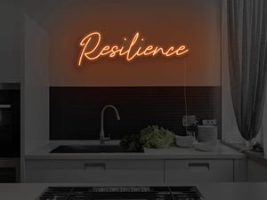 Resilience LED Neon Sign - Pink