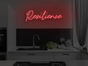 Resilience LED Neon Sign - Pink