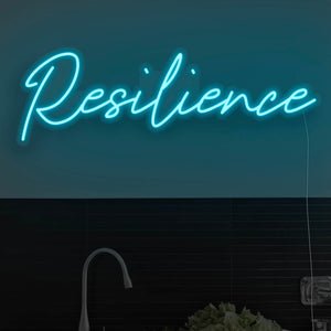 Resilience LED Neon Sign - Pink