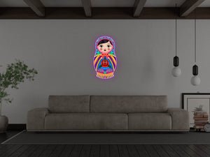 Russian Nested Doll LED Neon Sign -