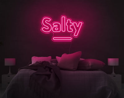 Salty LED Neon Sign - 15inch x 25inchHot Pink