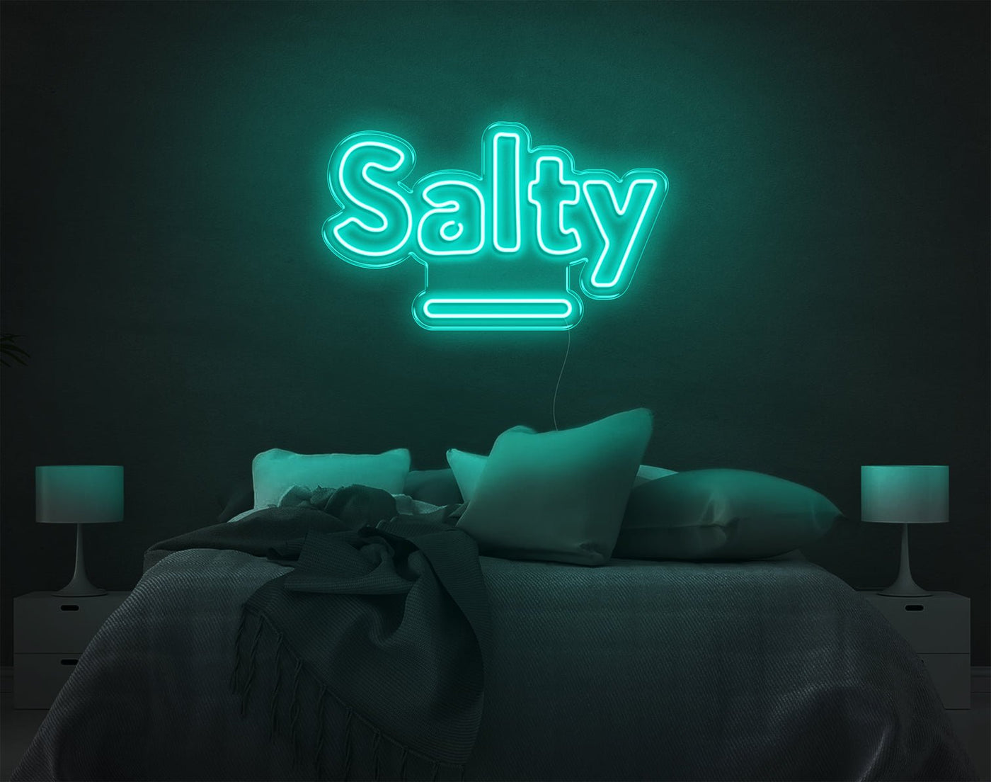 Salty LED Neon Sign - 15inch x 25inchHot Pink