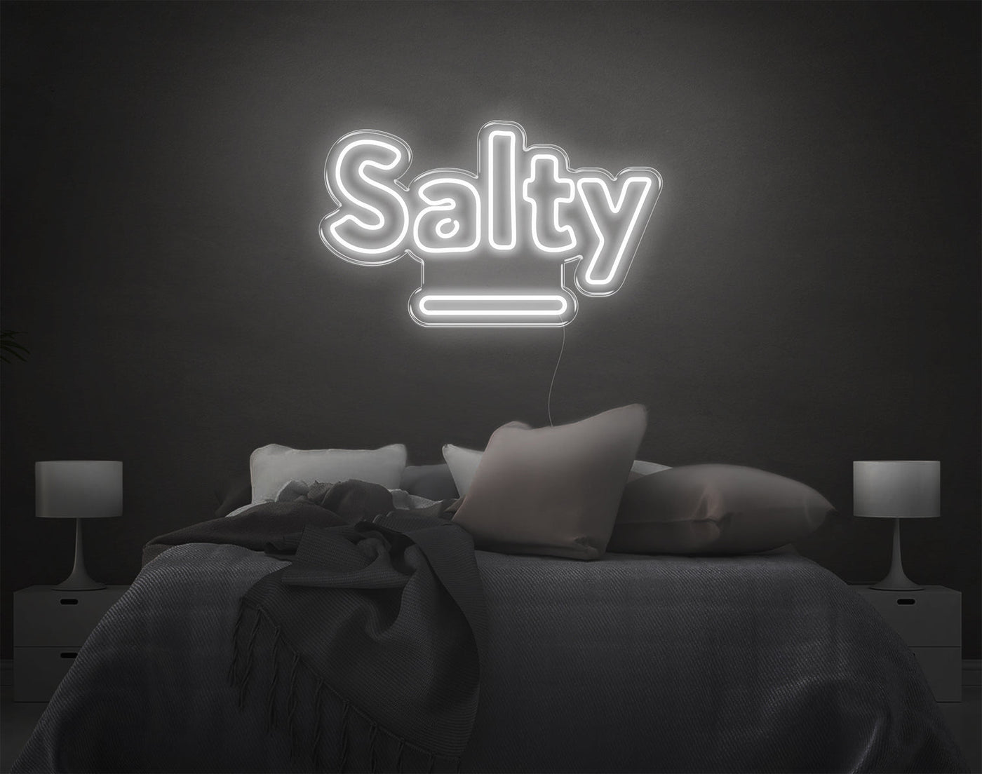 Salty LED Neon Sign - 15inch x 25inchHot Pink