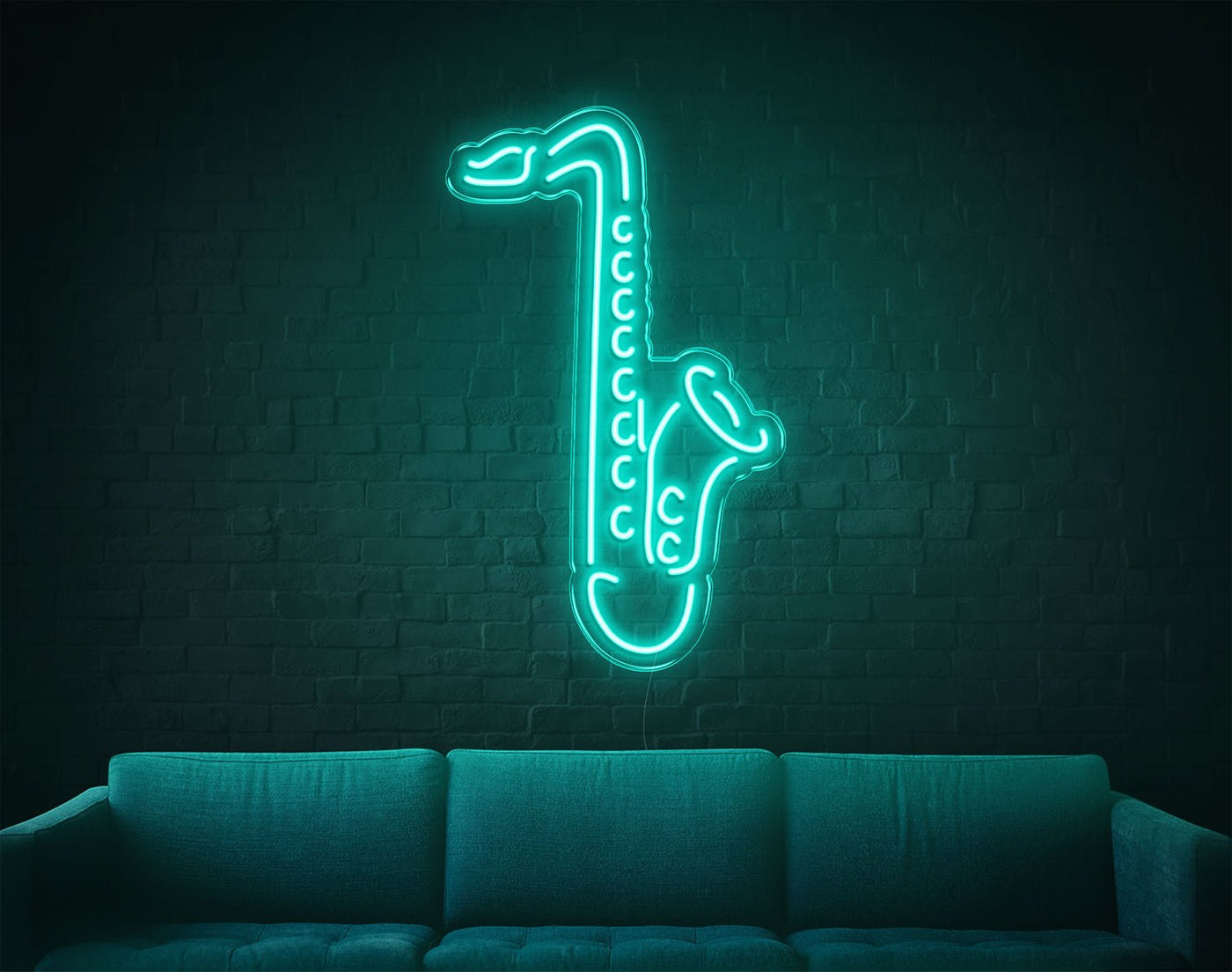 Saxophone LED Neon Sign - 26inch x 16inchHot Pink