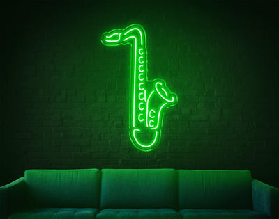 Saxophone LED Neon Sign - 26inch x 16inchHot Pink