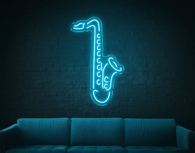 Saxophone LED Neon Sign - 26inch x 16inchHot Pink