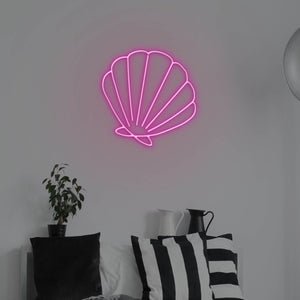 Seashell LED Neon Sign - Pink