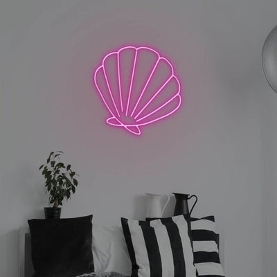 Seashell LED Neon Sign - Pink