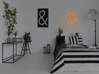 Seashell LED Neon Sign - Orange