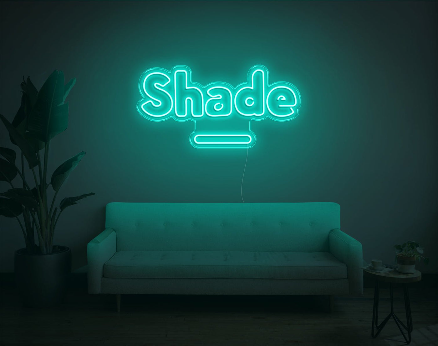 Shade LED Neon Sign - 15inch x 30inchHot Pink