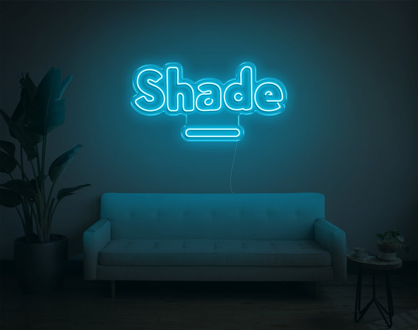 Shade LED Neon Sign - 15inch x 30inchHot Pink