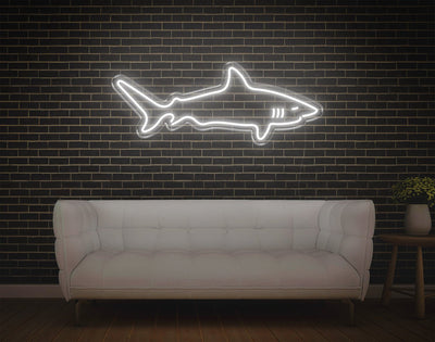 Shark V1 LED Neon Sign - 5inch x 13inchHot Pink