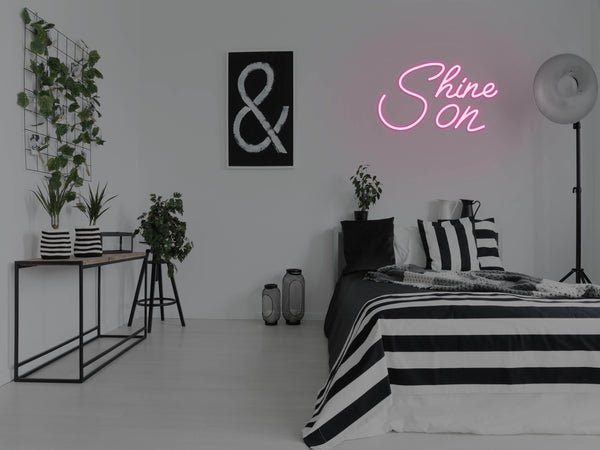 Shine On LED Neon Sign - Pink