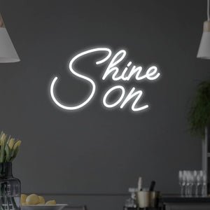 Shine On LED Neon Sign - Pink