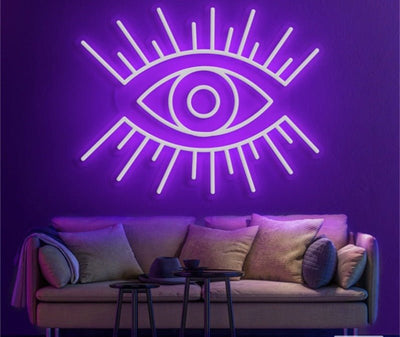 Shining EYE Neon Sign - Red20 inches