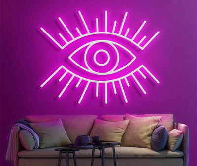 Shining EYE Neon Sign - Red20 inches