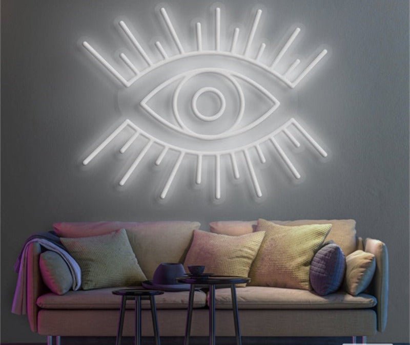 Shining EYE Neon Sign - Red20 inches