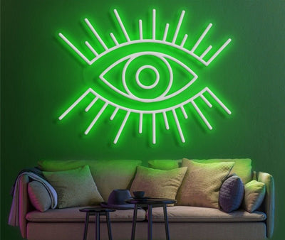 Shining EYE Neon Sign - Red20 inches