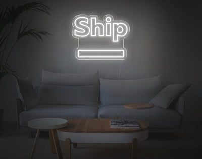 Ship LED Neon Sign - 15inch x 19inchHot Pink