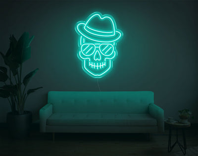 Skull LED Neon Sign - 24inch x 17inchHot Pink