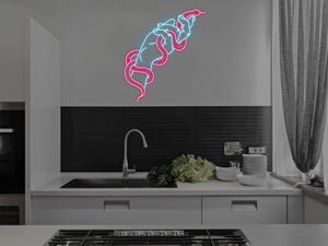 Snake In Hand LED Neon Sign - LED Neon