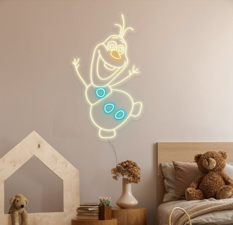 Snowman Neon Sign -