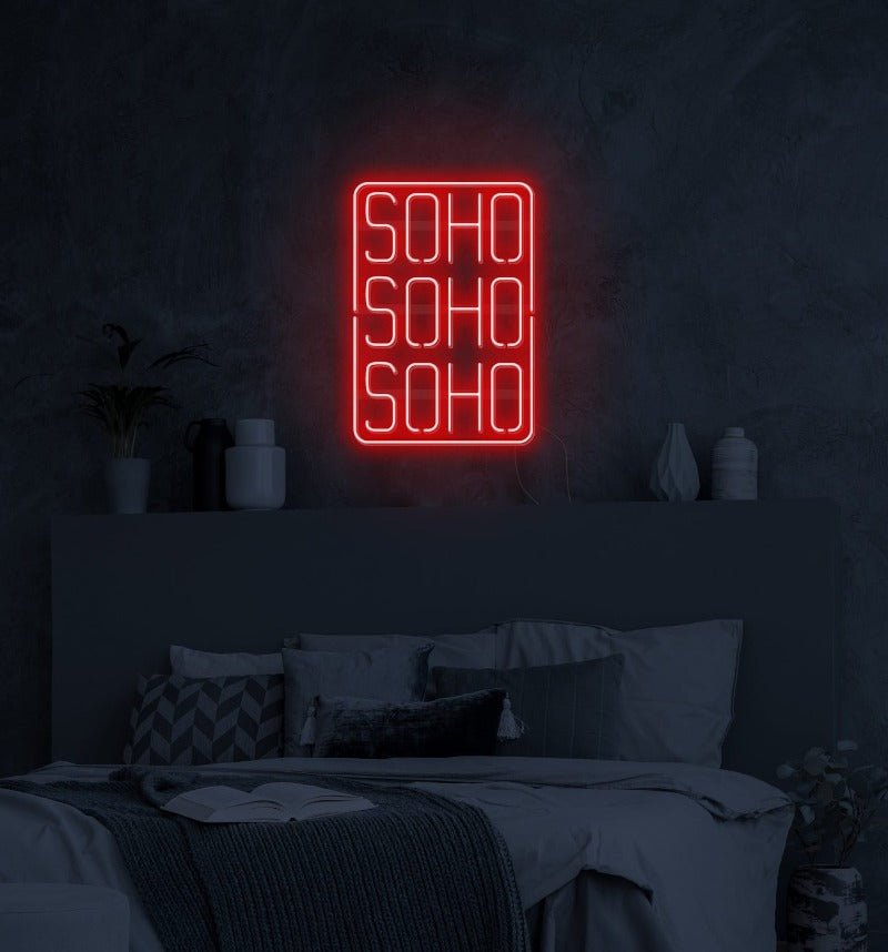 SOHO Neon Sign - White