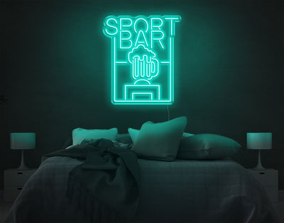 Sport Bar LED Neon Sign - 26inch x 22inchHot Pink