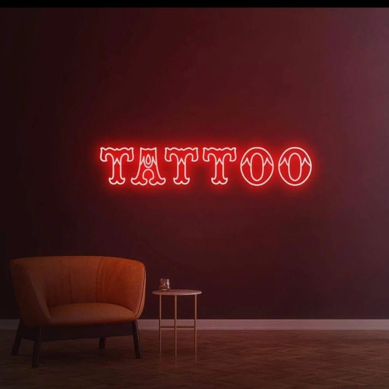 TATTOO NEON SIGN - Pink30 inches