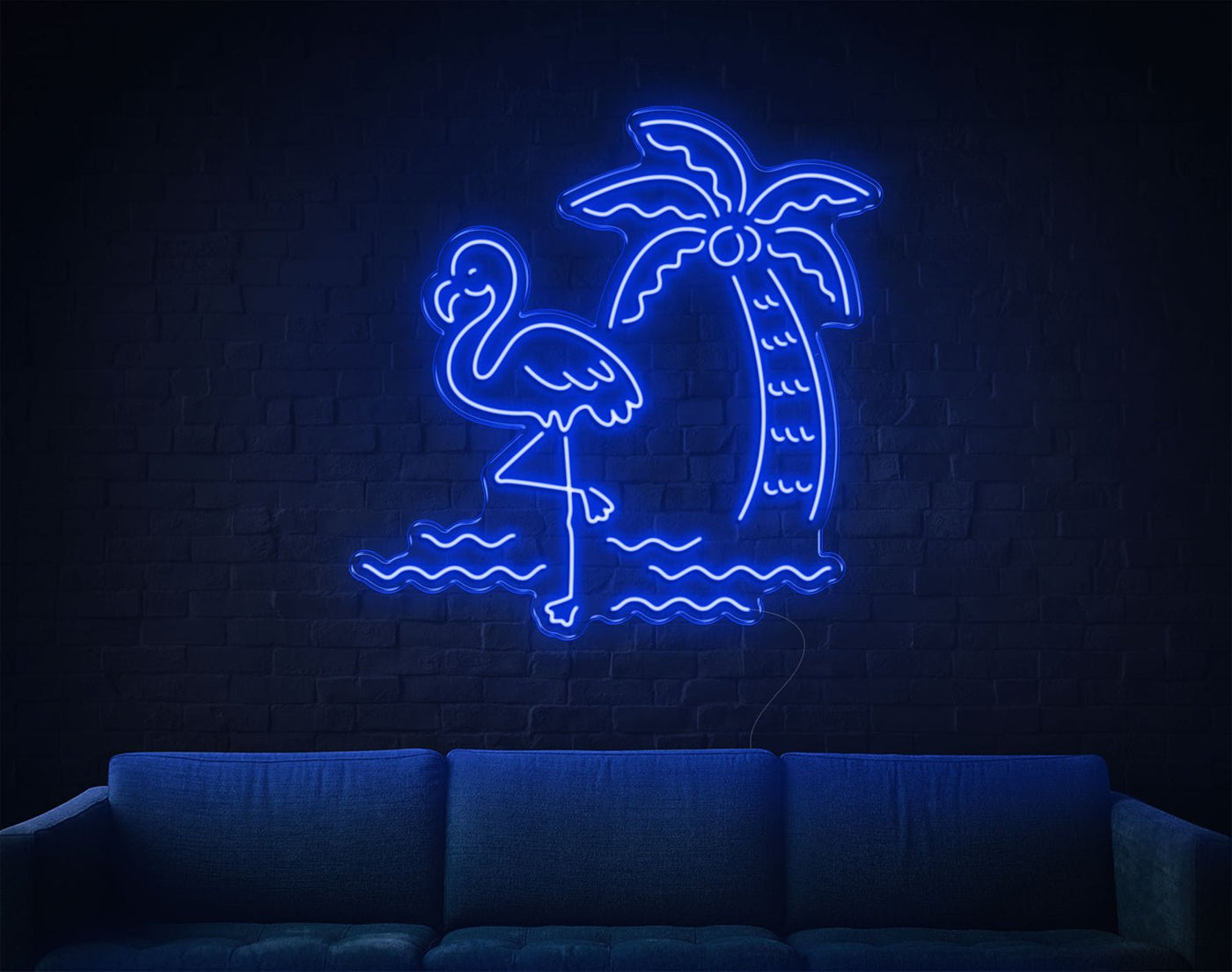 Tropical Flamingo LED Neon Sign - 33inch x 33inchHot Pink