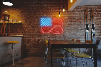 USA Flag Neon Sign -