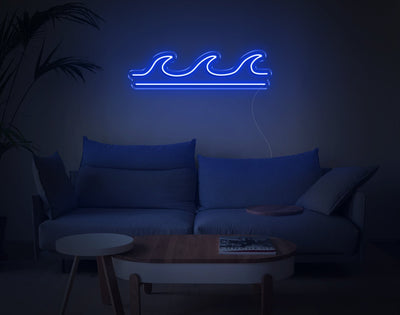 Wave V2 LED Neon Sign - 7inch x 26inchHot Pink