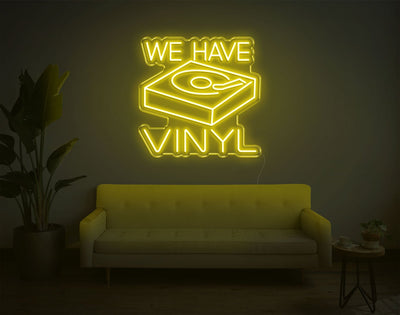 We Have Vinyl LED Neon Sign - 20inch x 20inchHot Pink