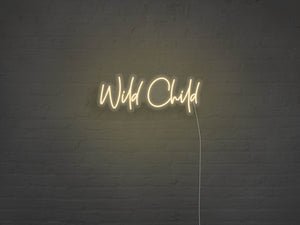 Wild Child LED Neon Sign - Pink