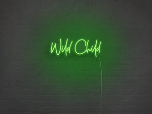 Wild Child LED Neon Sign - Pink