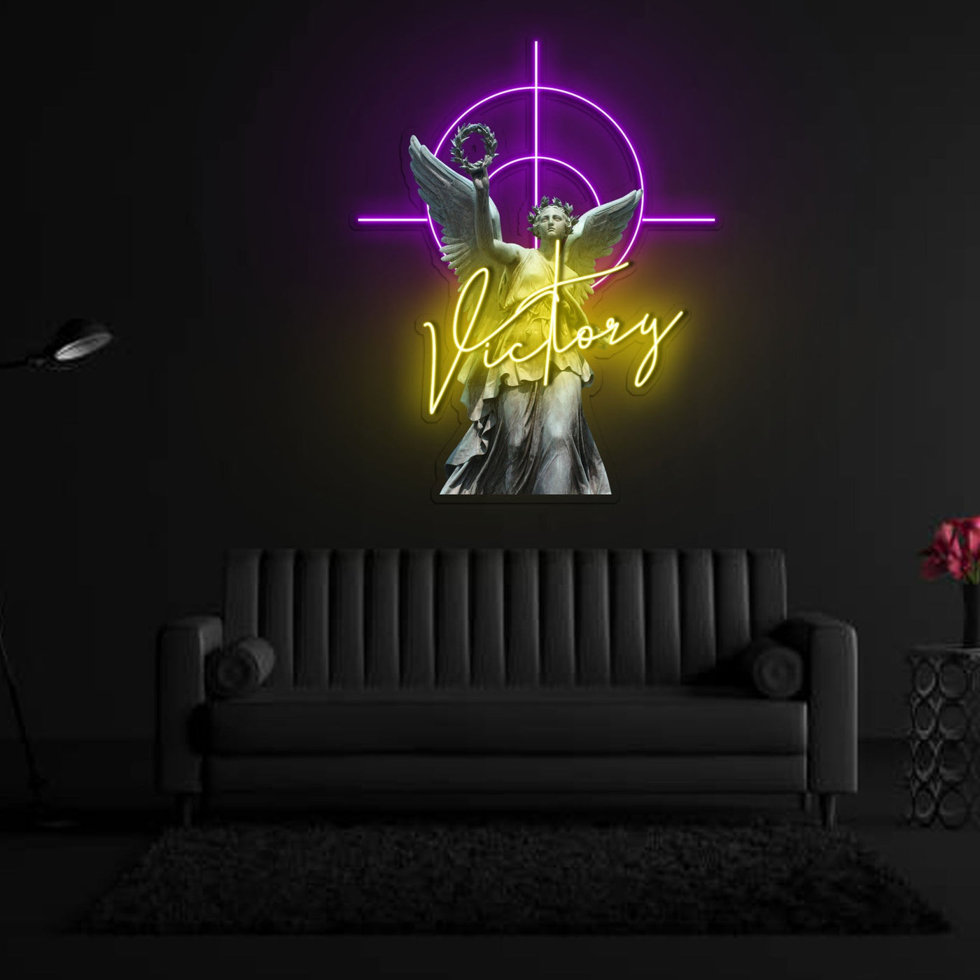 Winged Victory Neon x Acrylic Artwork - 25"x20"LED Neon x Acrylic Print