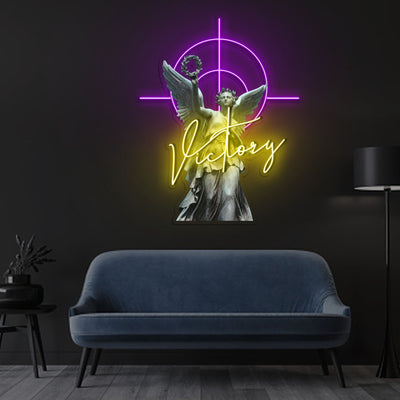 Winged Victory Neon x Acrylic Artwork - 25"x20"LED Neon x Acrylic Print