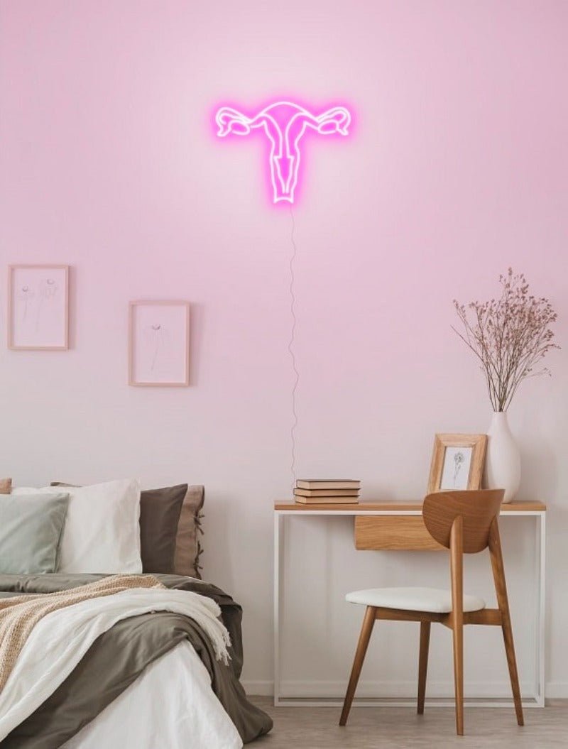 Womb Neon Sign - White