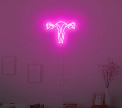 Womb Neon Sign - White